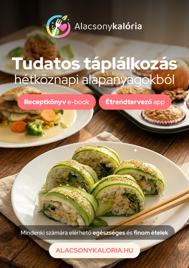 Tudatos táplálkozás - Receptkönyv e-book és Étrendtervező app